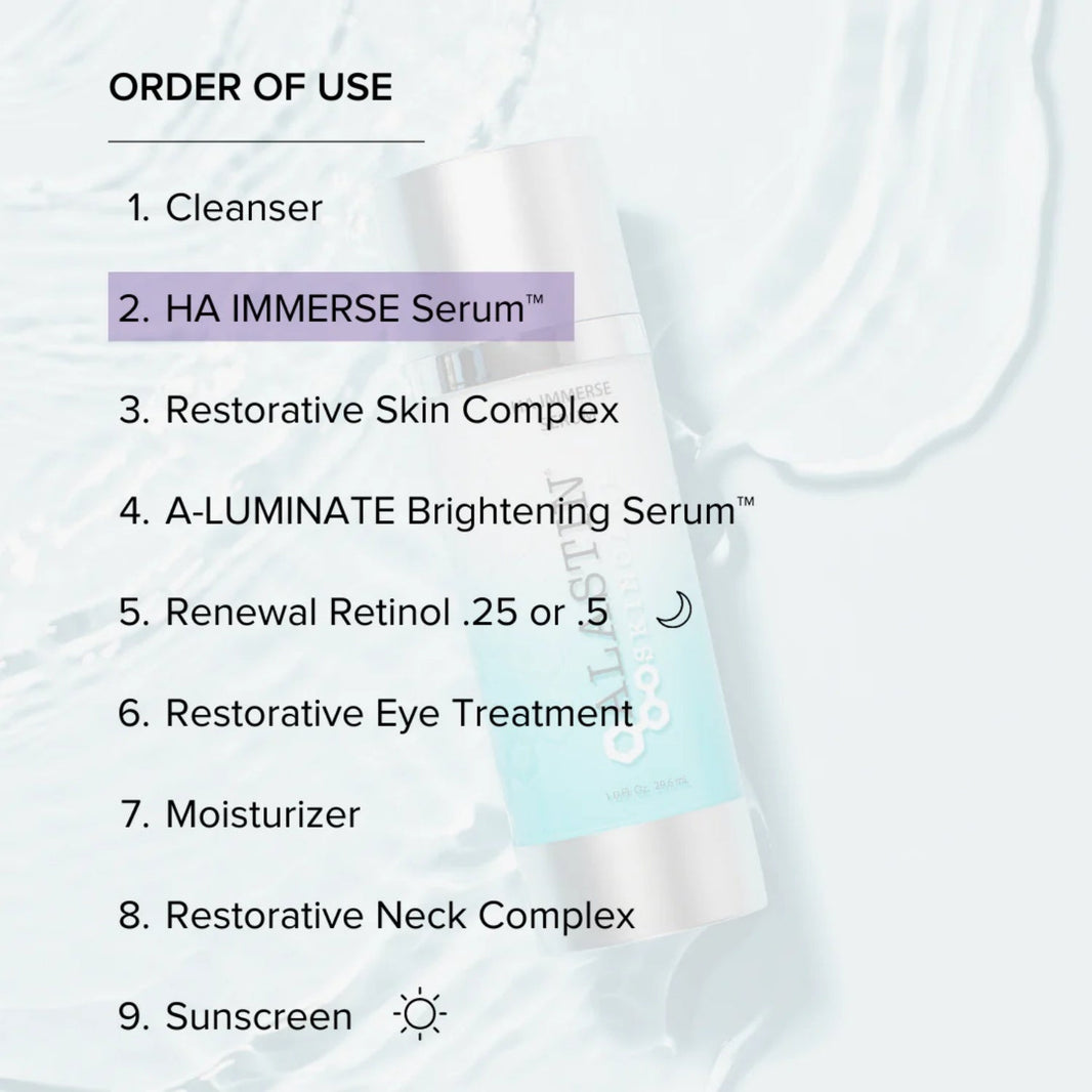 Alastin Skincare HA (Hyaluronic Acid) IMMERSE Serum 1 Oz-Alastin Skincare HA (Hyaluronic Acid) IMMERSE Serum 1 Oz