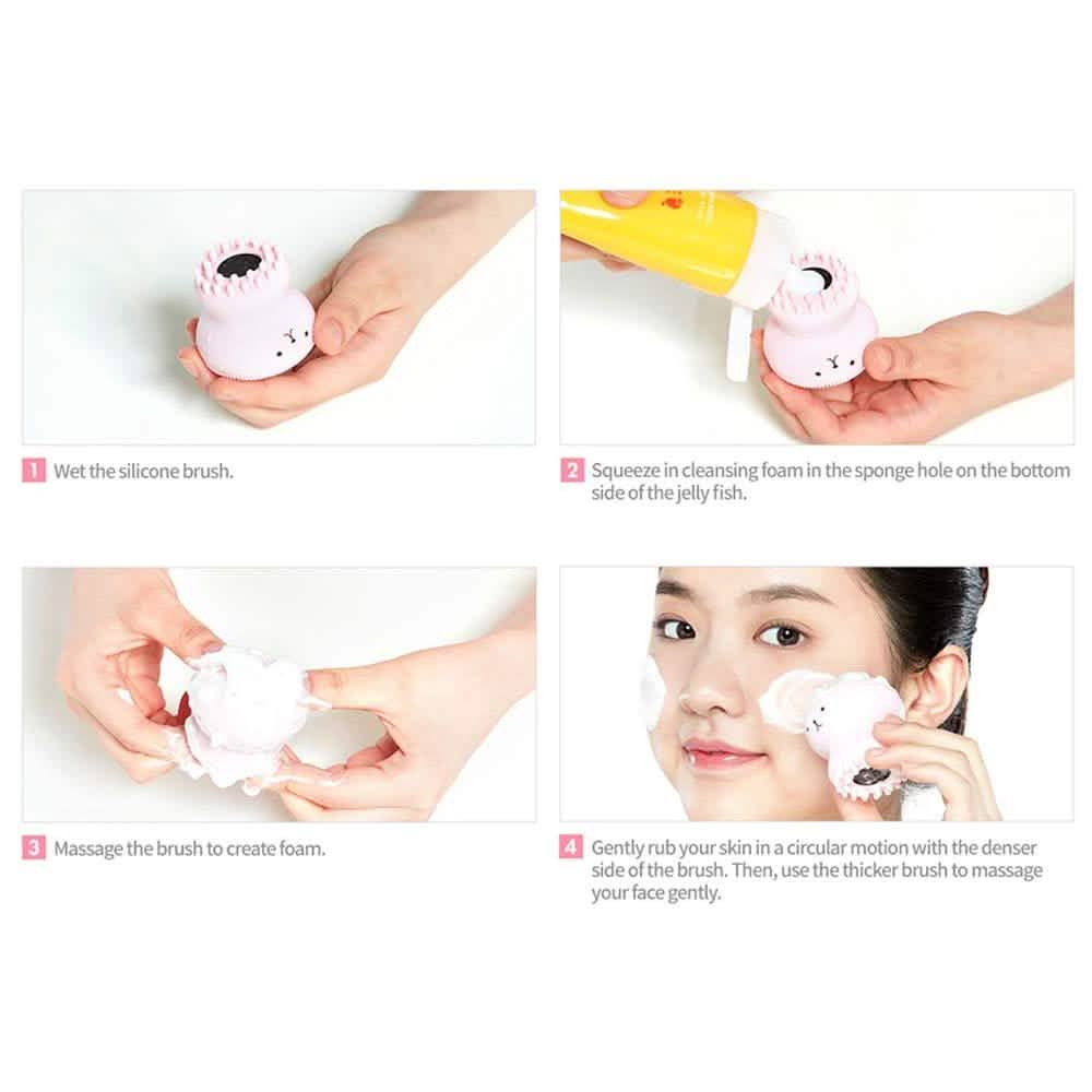 All in One Deep Pore Cleansing Sponge and Brush-All in One Deep Pore Cleansing Sponge and Brush