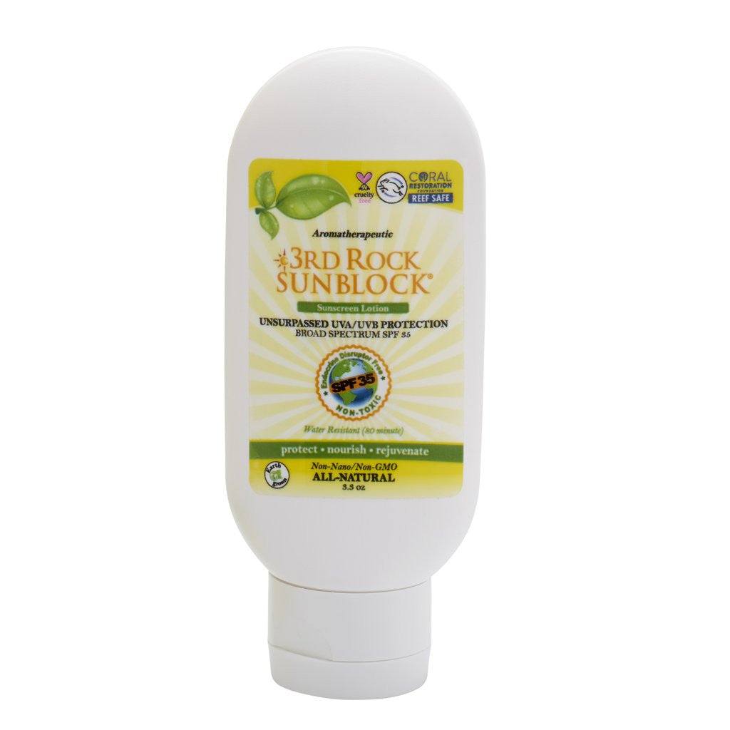 3rd Rock Sunblock® Sunscreen Lotion - Aromatherapeutic - Zinc Oxide 35 SPF-3rd Rock Sunblock® Sunscreen Lotion - Aromatherapeutic - Zinc Oxide 35 SPF