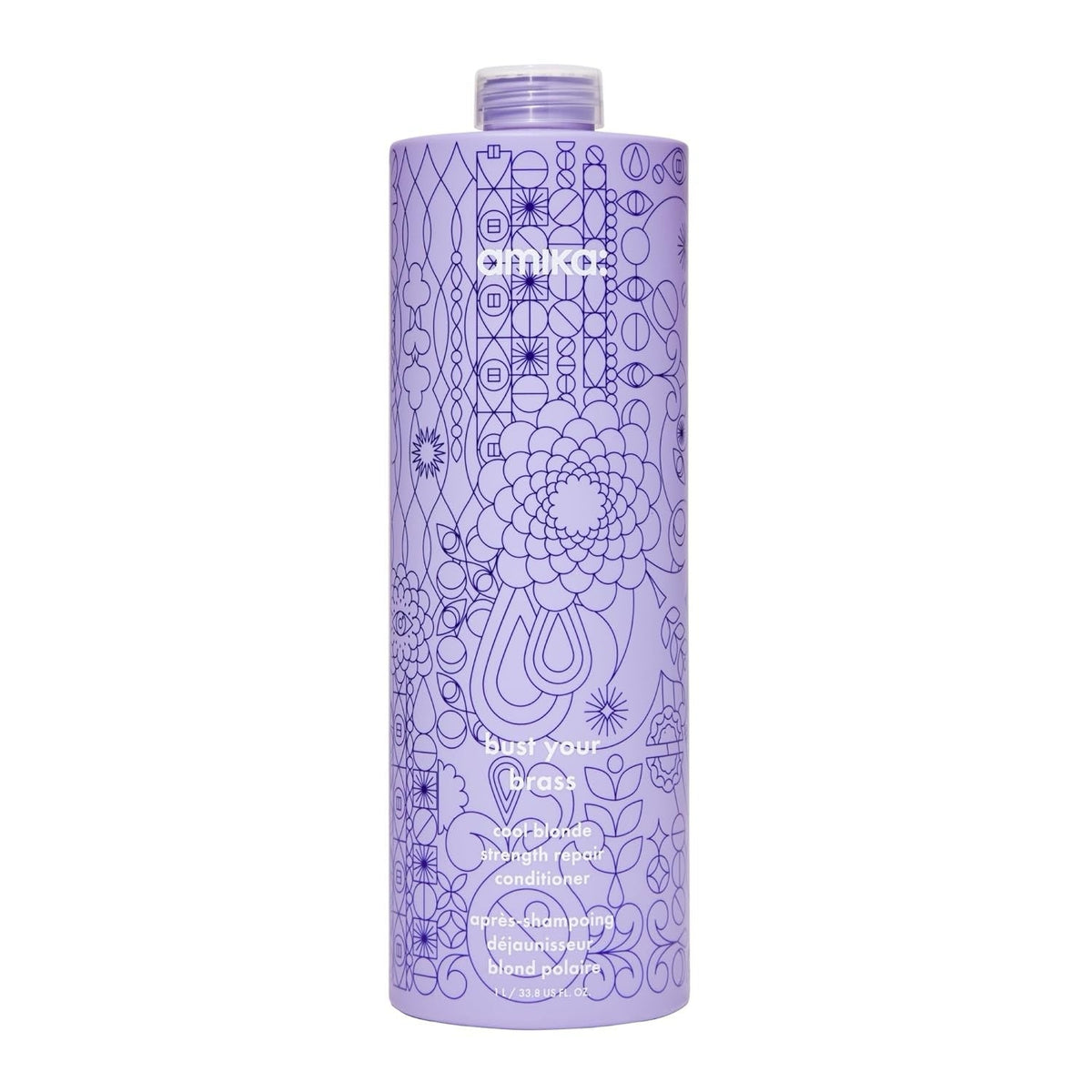 Amika Bust Your Brass Cool Blonde Strength Repair Conditioner-Amika Bust Your Brass Cool Blonde Strength Repair Conditioner