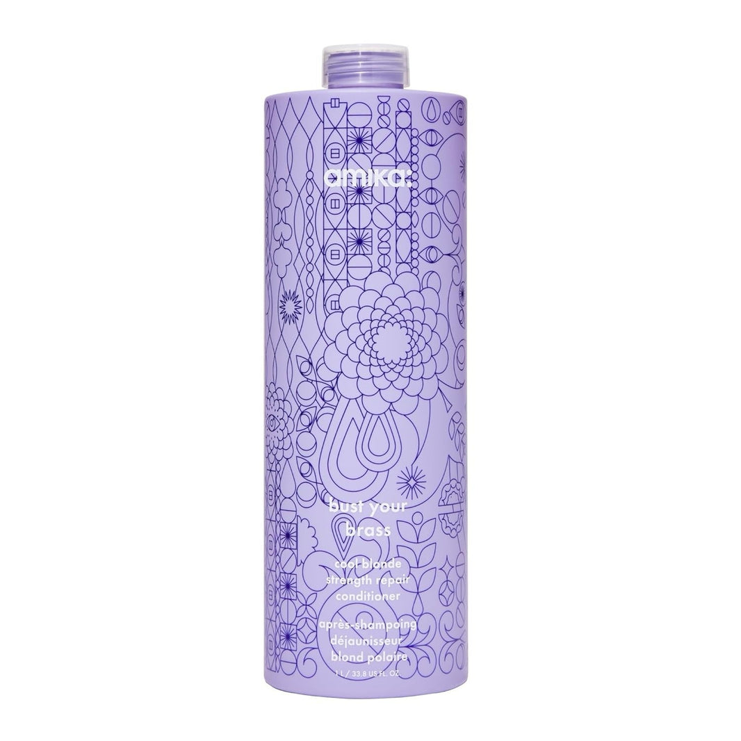 Amika Bust Your Brass Cool Blonde Strength Repair Conditioner-Amika Bust Your Brass Cool Blonde Strength Repair Conditioner