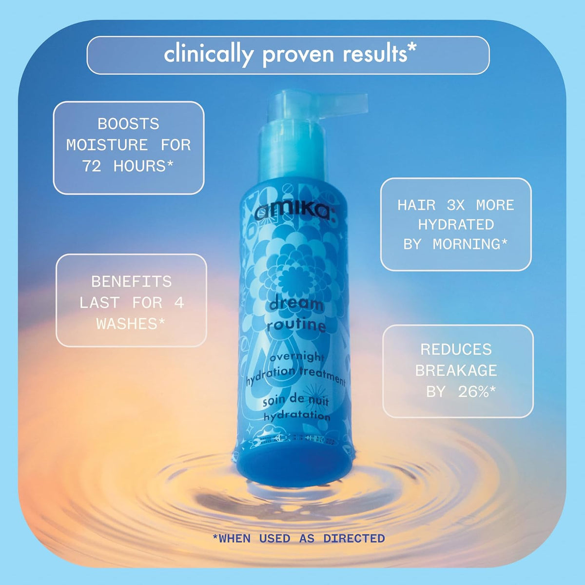Amika Dream Routine Overnight Hydrating Hair Mask 100 mL-Amika Dream Routine Overnight Hydrating Hair Mask 100 mL