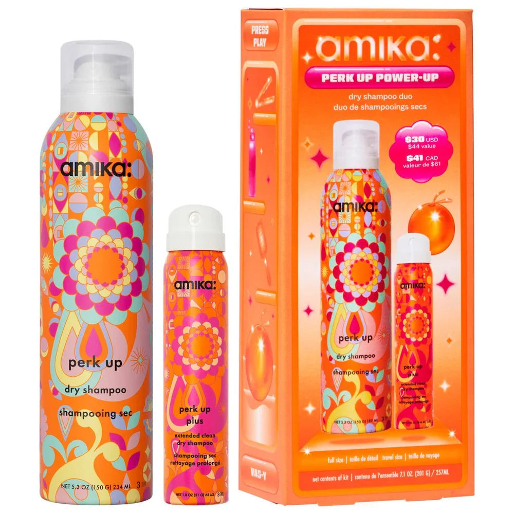 Amika Perk Up Power-Up Dry Shampoo Duo-Amika Perk Up Power-Up Dry Shampoo Duo