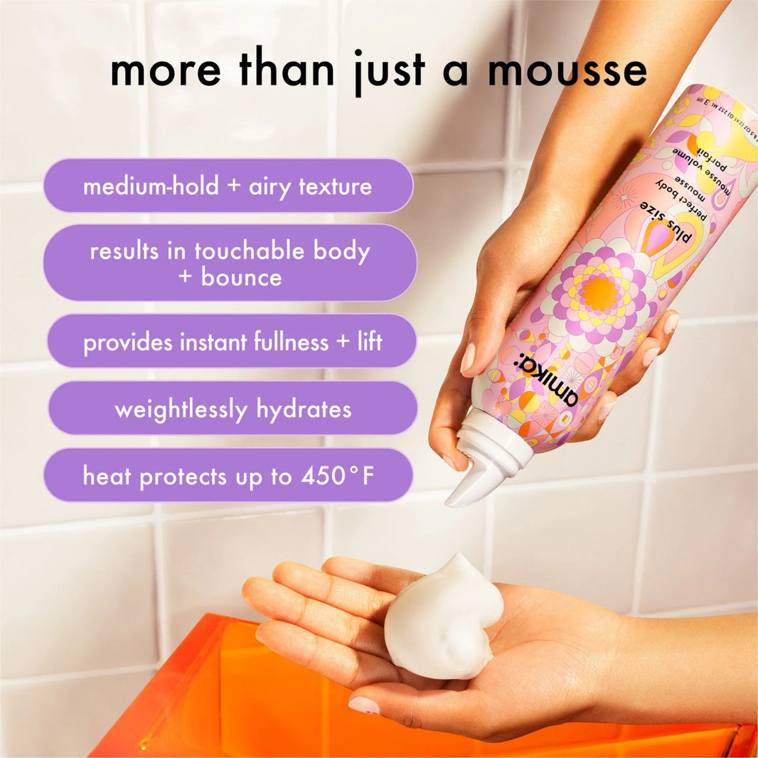 Amika Plus Size Perfect Body Mousse 8.5 Oz-Amika Plus Size Perfect Body Mousse 8.5 Oz