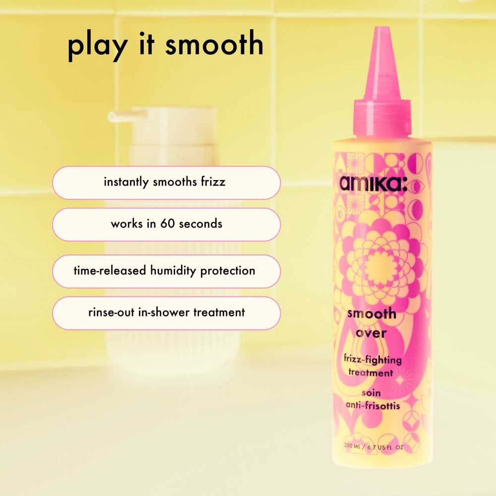 Amika Smooth Over Frizz-Fighting Treatment Mask 6.7 Oz-Amika Smooth Over Frizz-Fighting Treatment Mask 6.7 Oz