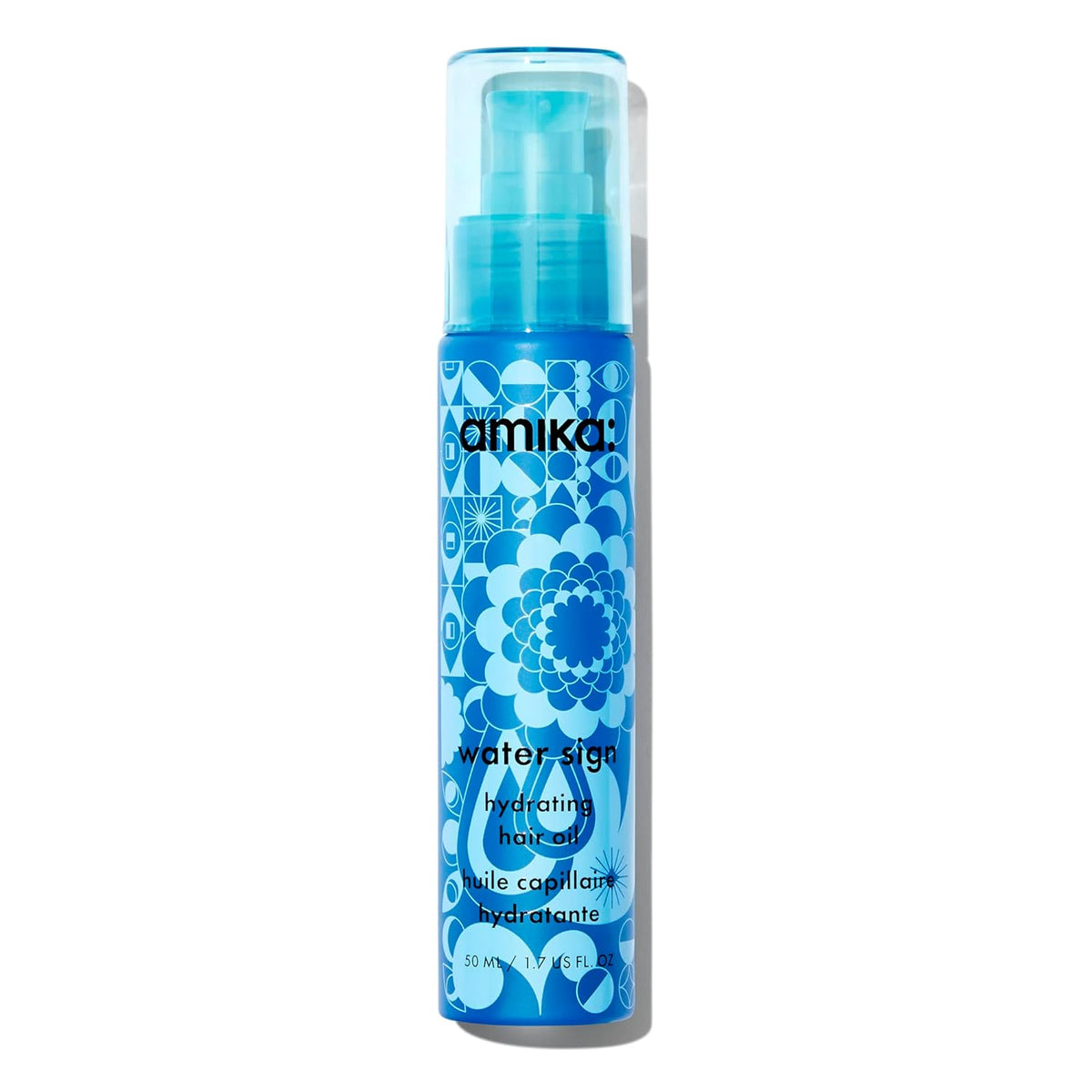 Amika Water Sign Hydrating Hair Oil with Hyaluronic Acid 1.7 Oz-Amika Water Sign Hydrating Hair Oil with Hyaluronic Acid 1.7 Oz