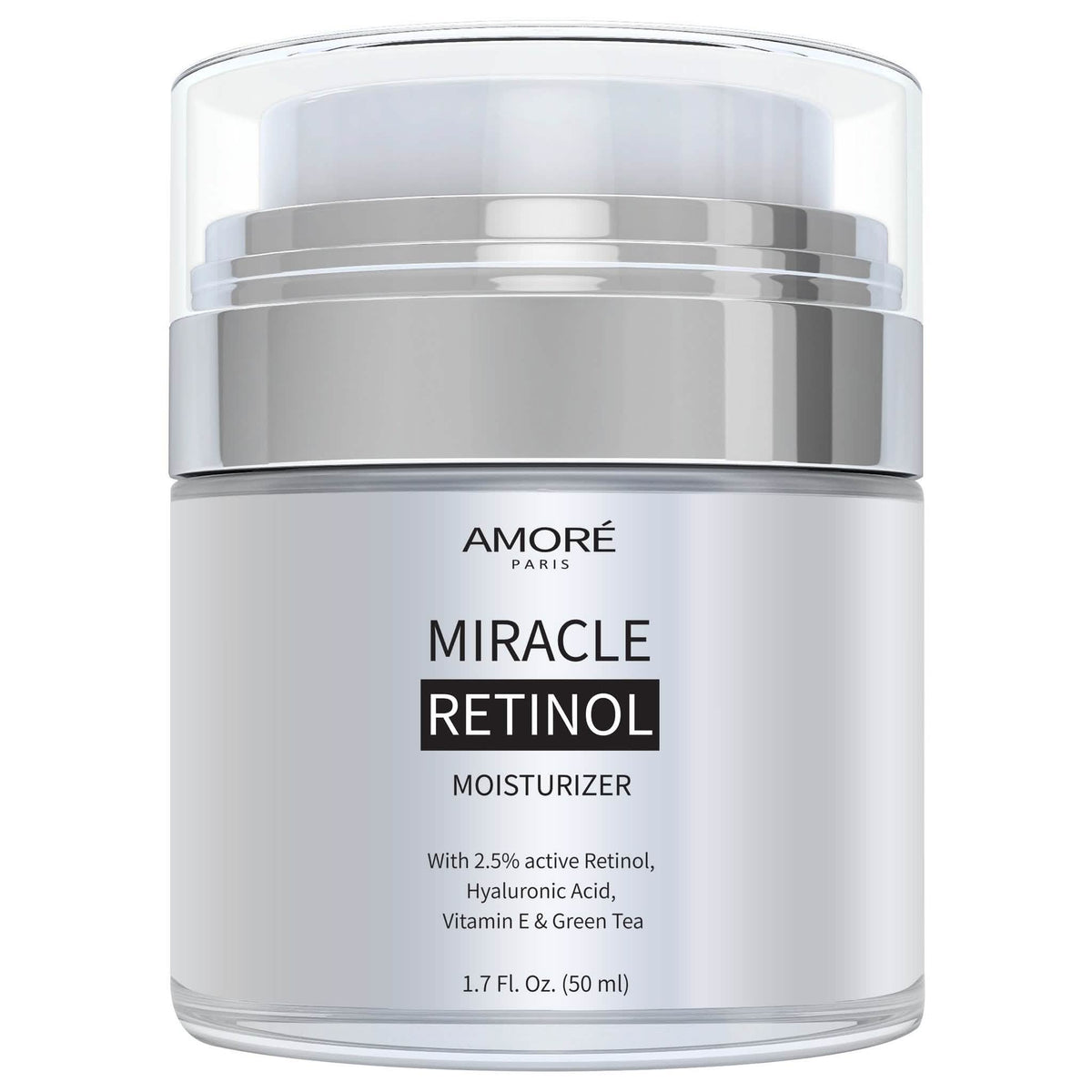 AMORÉ PARIS Retinol 2.5% High Potency Anti-Aging Moisturizer - 1.7 Fl. Oz.-AMORÉ PARIS Retinol 2.5% High Potency Anti-Aging Moisturizer - 1.7 Fl. Oz.