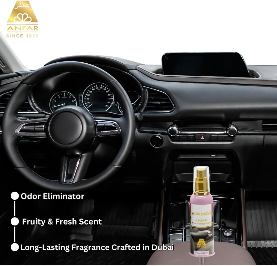 Anfar Wow Oudh Premium Car Perfume 100ml Eau De Parfum-Anfar Wow Oudh Premium Car Perfume 100ml Eau De Parfum