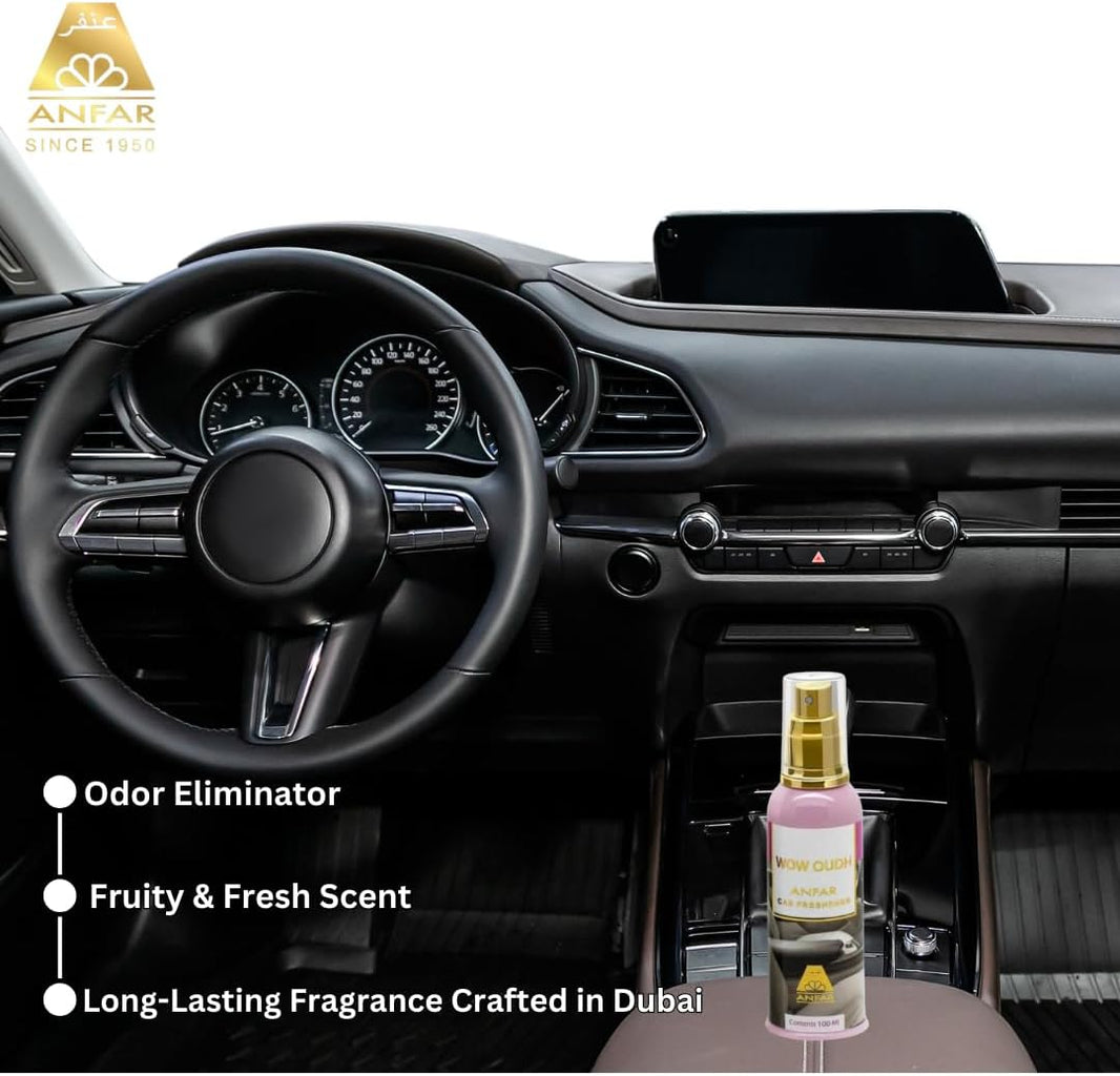 Anfar Wow Oudh Premium Car Perfume 100ml Eau De Parfum-Anfar Wow Oudh Premium Car Perfume 100ml Eau De Parfum