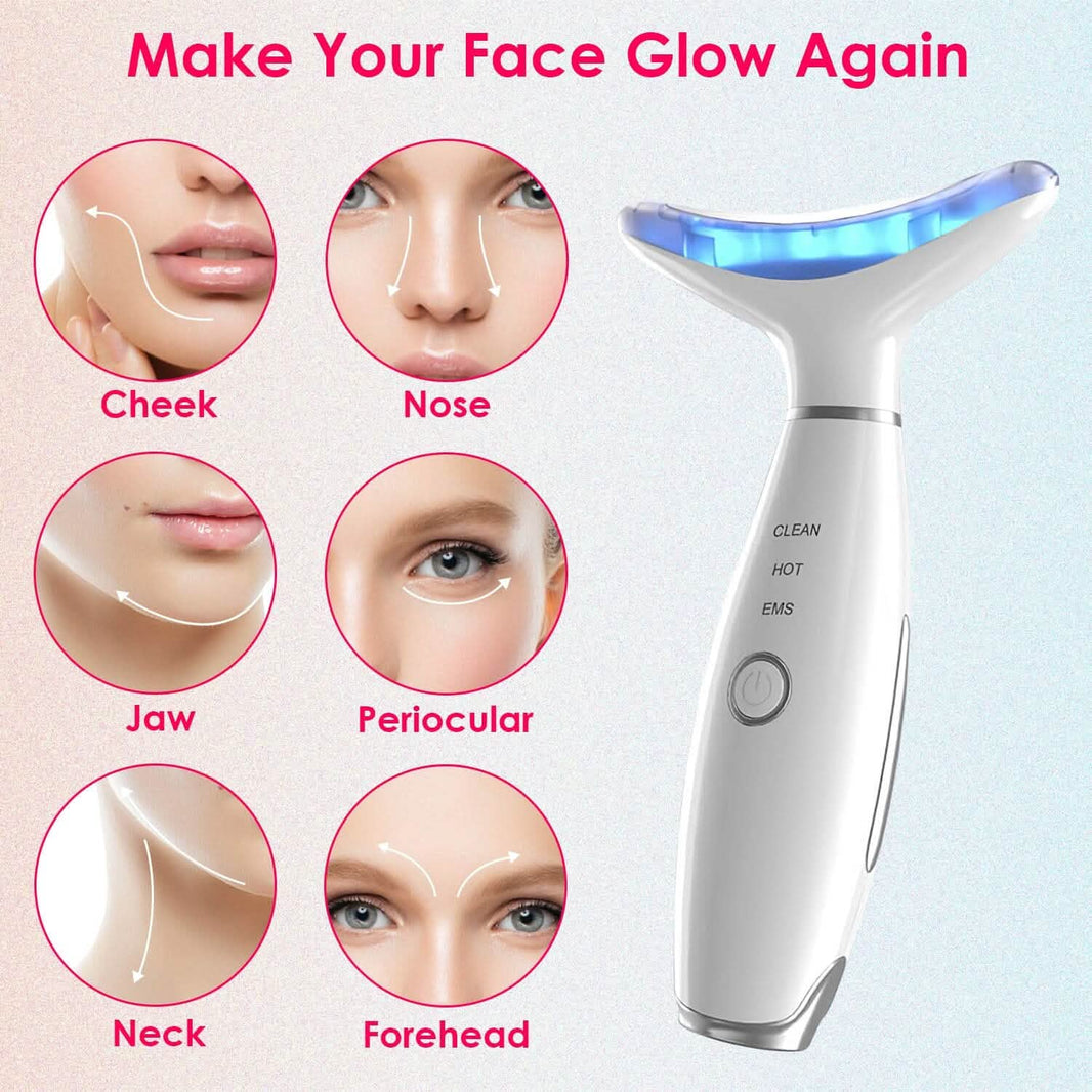 Anti Wrinkles Face Neck Massager Double Chin Reducer-Anti Wrinkles Face Neck Massager Double Chin Reducer