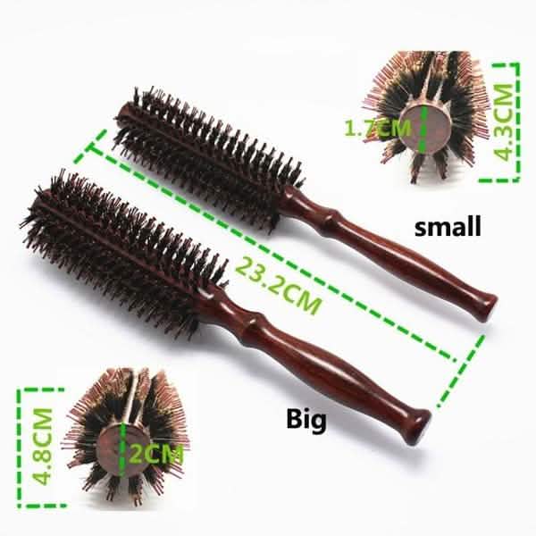 Antistatic Bristle Hair Curl Brush-Antistatic Bristle Hair Curl Brush