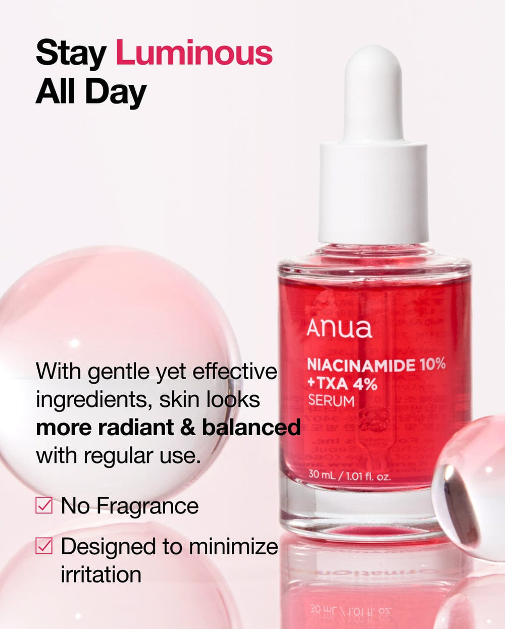 ANUA Niacinamide 10%+TXA 4% Dark Spot Correcting Serum-ANUA Niacinamide 10%+TXA 4% Dark Spot Correcting Serum