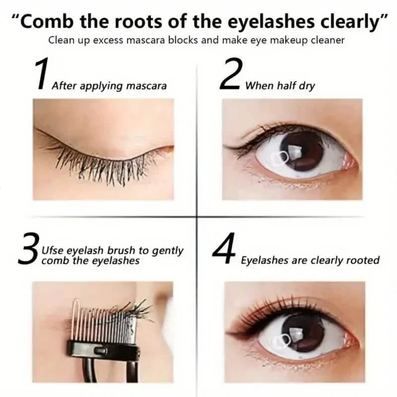 Arc Designed Eyelash Comb Separator And Mascara Applicator-Arc Designed Eyelash Comb Separator And Mascara Applicator