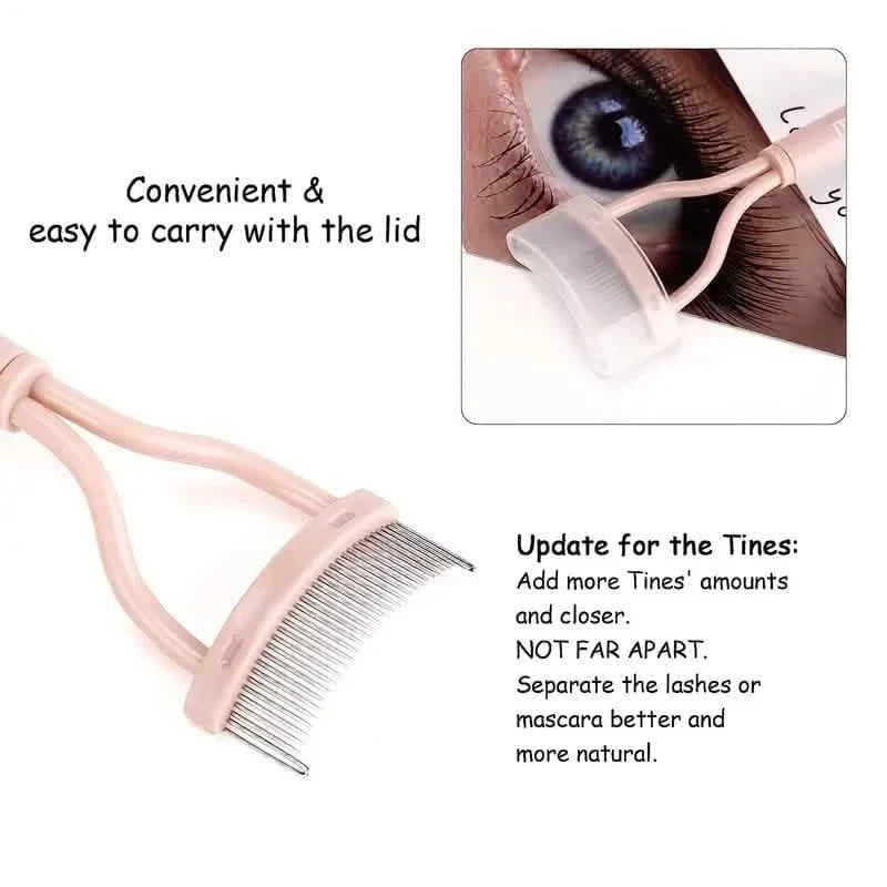 Arc Designed Eyelash Comb Separator And Mascara Applicator-Arc Designed Eyelash Comb Separator And Mascara Applicator