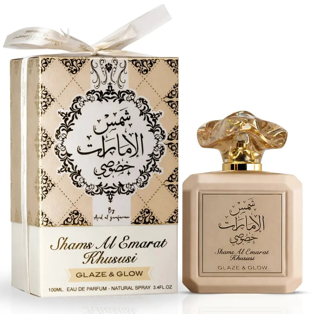 Ard Al Zaafaran Shams Al Emarat Khususi Glaze & Glow EDP 100ml-Ard Al Zaafaran Shams Al Emarat Khususi Glaze & Glow EDP 100ml