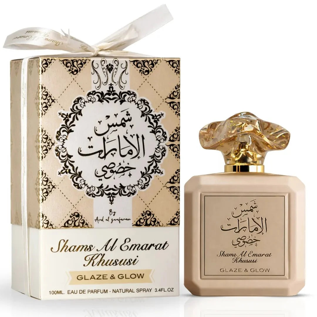 Ard Al Zaafaran Shams Al Emarat Khususi Glaze & Glow EDP 100ml-Ard Al Zaafaran Shams Al Emarat Khususi Glaze & Glow EDP 100ml