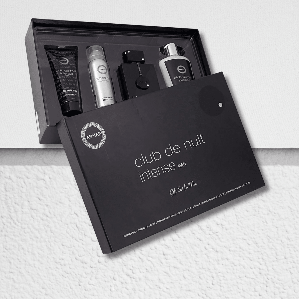 Armaf Club De Nuit Intense Man EDP Gift Set of 4 pcs. 3.4oz-Armaf Club De Nuit Intense Man EDP Gift Set of 4 pcs. 3.4oz