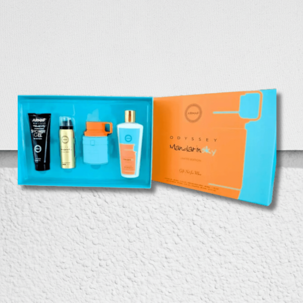 Armaf Odyssey Mandarin Sky Gift Set 4 Pcs 3.4 Oz-Armaf Odyssey Mandarin Sky Gift Set 4 Pcs 3.4 Oz