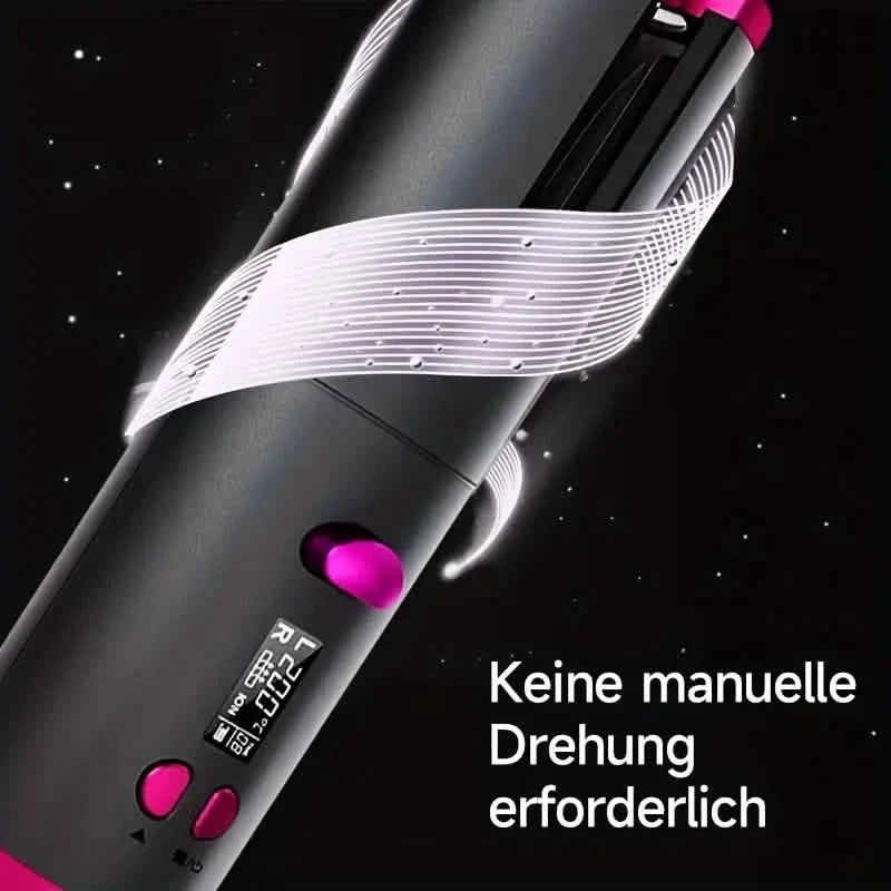 Automatic Curling Iron for Full-bodied Hair with 5 Temperature Settings-Automatic Curling Iron for Full-bodied Hair with 5 Temperature Settings