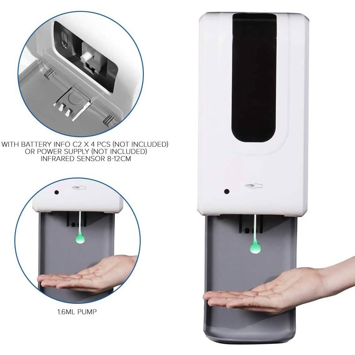 Automatic Soap Dispenser - Electric, Touch less, Battery Operated Liquid Soap Pump-Automatic Soap Dispenser - Electric, Touch less, Battery Operated Liquid Soap Pump