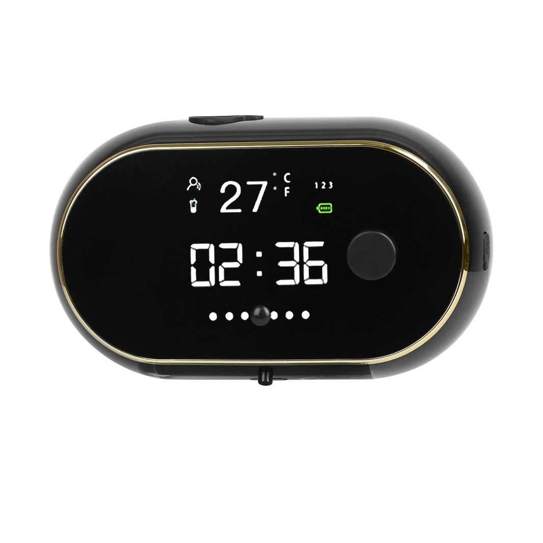 Automatic Soap Dispenser Wall Mounted Hand Free with Clock Temperature-Automatic Soap Dispenser Wall Mounted Hand Free with Clock Temperature