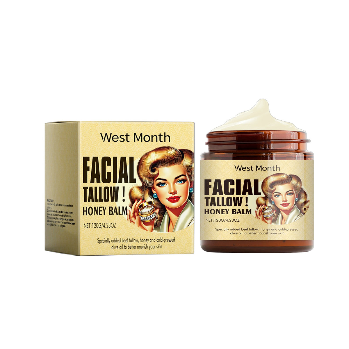 Facial Tallow Honey Balm-c4a42a7c40686823cc16654a28da31c9