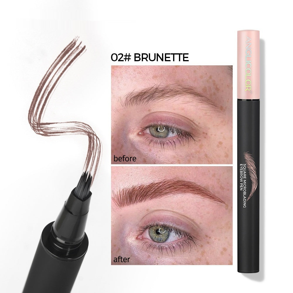 Multi-fork Liquid Eyebrow Pencil Wild Eyebrow Waterproof And Sweat-proof-7a1a9384b8989c47b22547f08c024b32