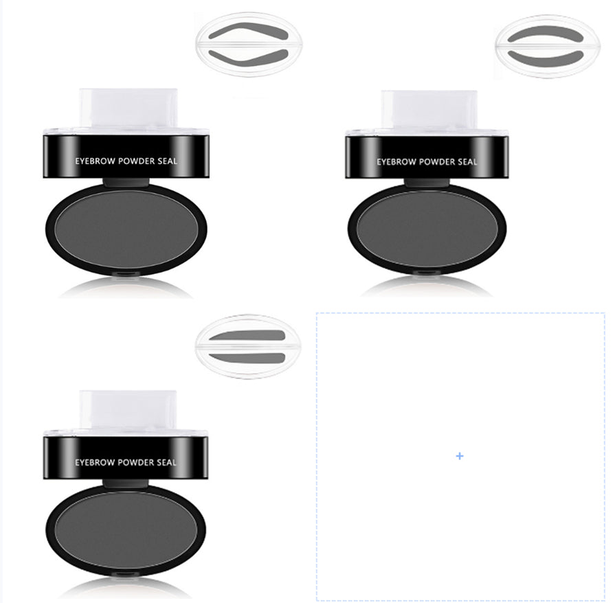 Eyebrow Powder Stamp Tint Stencil Kit Cosmetics Professional Makeup Waterproof Eye Brow Stamp Lift Eyebrow Enhancers Stencil Kit-9b6b6c40b97d11593b2bdd08a9260b72