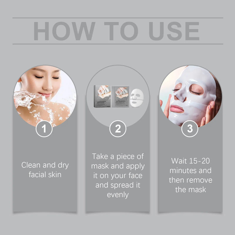 Bio Collagen True Deep Mask, Collagen Mask Overnight, Facial Care Collagen Mask Moisturizing Anti-Aging Mask-5991caee8850ebfbd31d8cb54666b8bc