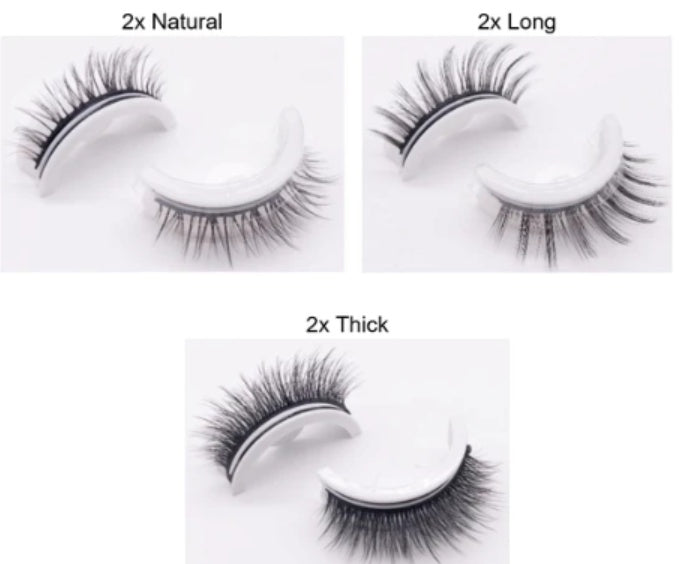 Reusable 3D Mink Lashes Natural False Eyelashes Self Adhesive Fake Glue Free Makeup Eyelash Extension Silk-9f1b02ec56518faa864bab2019bb2a98