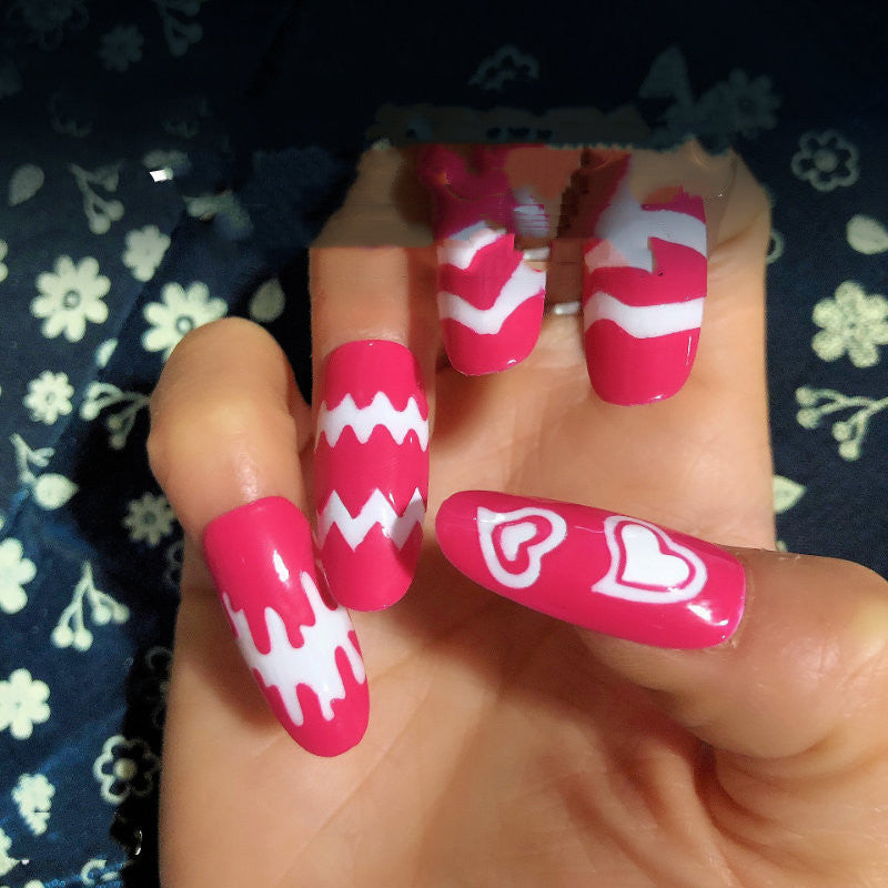 Manicure French-style Nail Stickers Smile Sticker Nail Beauty Tools Products-d7f2820940144a89166e013cfdbad64a
