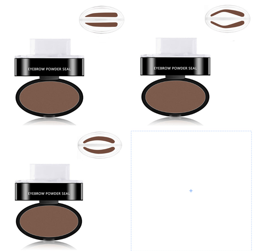 Eyebrow Powder Stamp Tint Stencil Kit Cosmetics Professional Makeup Waterproof Eye Brow Stamp Lift Eyebrow Enhancers Stencil Kit-c8e9a1c847d51f78925fca54547a88dd