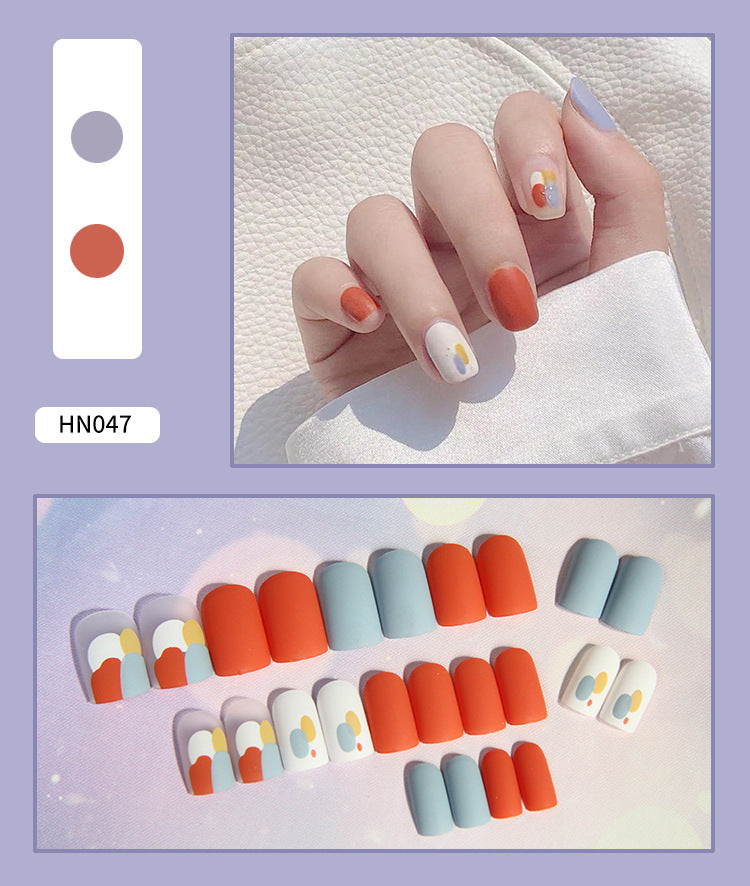 Nail Art Finished Fake Nail Patch Wearable-e472110c0756fa2e9c36126d77a51c4b