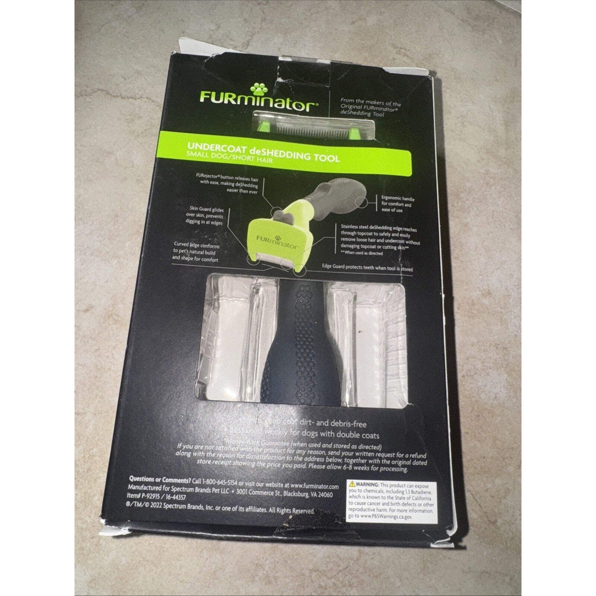 FURminator Deshedding Tool for Small Dogs with Short Hair, Genuine-FURminator Deshedding Tool for Small Dogs with Short Hair, Genuine