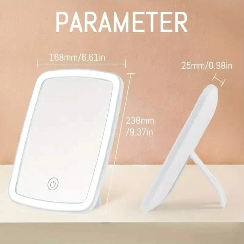 Makeup Mirror with Lights – USB Rechargeable-Makeup Mirror with Lights – USB Rechargeable