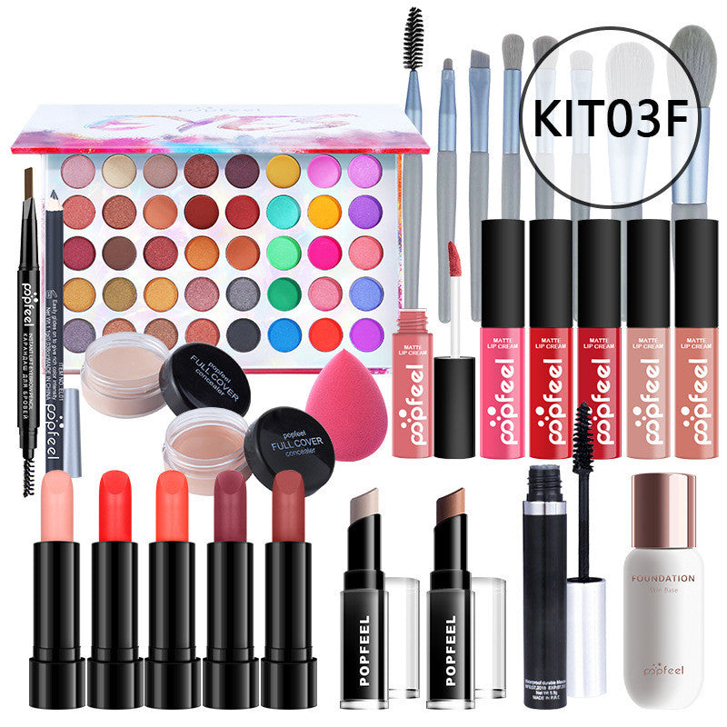 Makeup Cosmetics Set Beginner Combination Concealer Eyeliner Eyebrow Pencil-d7759e3cedb29be484d84fae3fe6d7ea