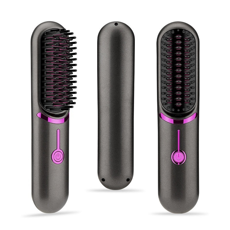Wireless Straight Comb USB Charging Hairdressing Comb Rolls-f890569d799d60047346e3c7e7bc9673