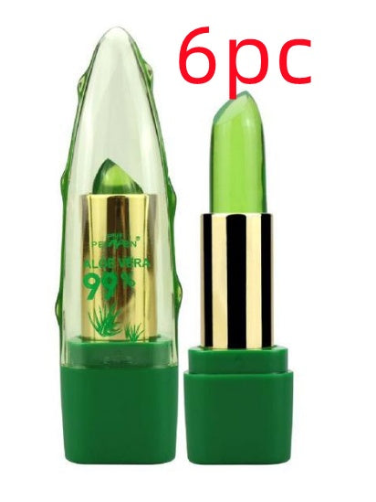 Aloe Vera Gel Color Changing Lipstick Gloss  Moisturizer Anti-drying Desalination Fine-grain Lip Blam Care-df53df9e2715f1795f998ca9a4a2037a