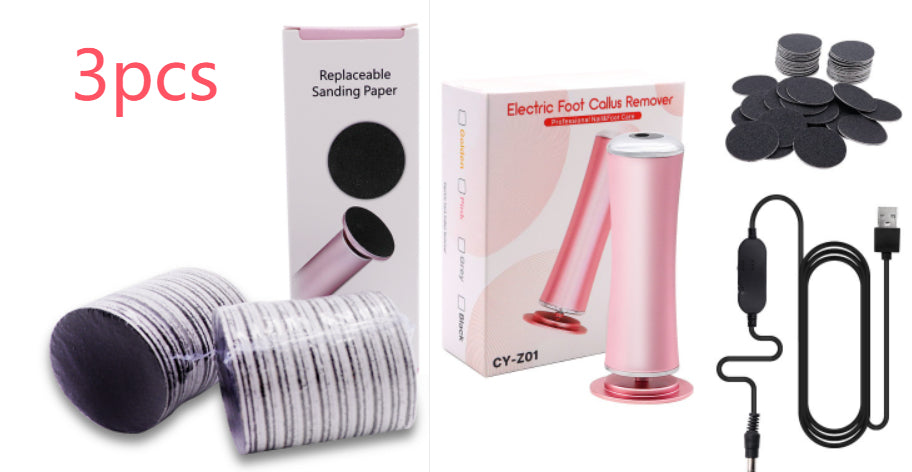 Electric Foot Callus Remover Foot Care File Heels Dead Skin Pedicure Tool Electronic Foot Grinder And Replacement Sandpaper-ddedc7c8051d722b96940a517407d160