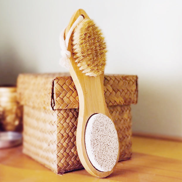 Bamboo Exfoliating Foot Pedicure Tool-Bamboo Exfoliating Foot Pedicure Tool