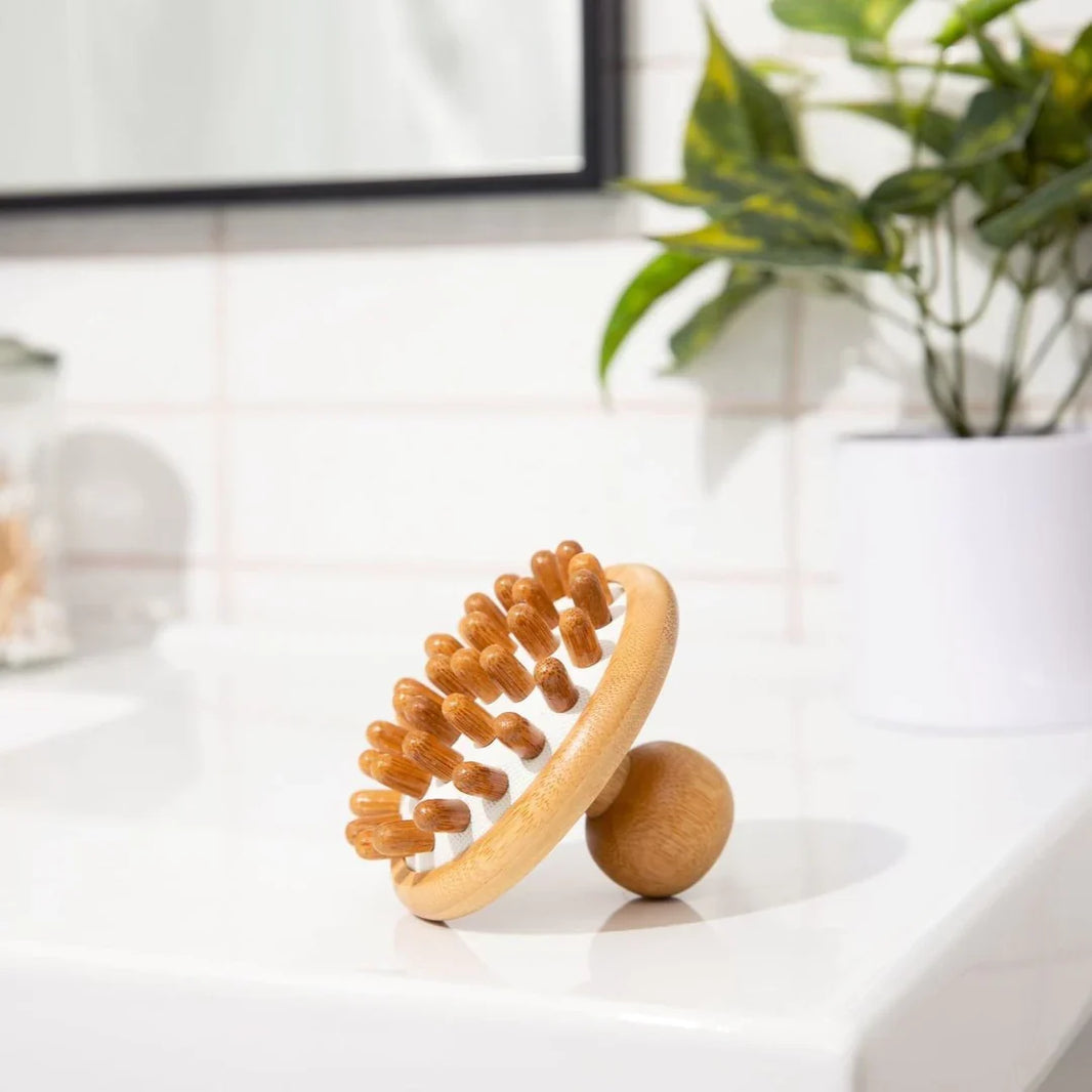 Bamboo Stimulating Scalp Massager-Bamboo Stimulating Scalp Massager