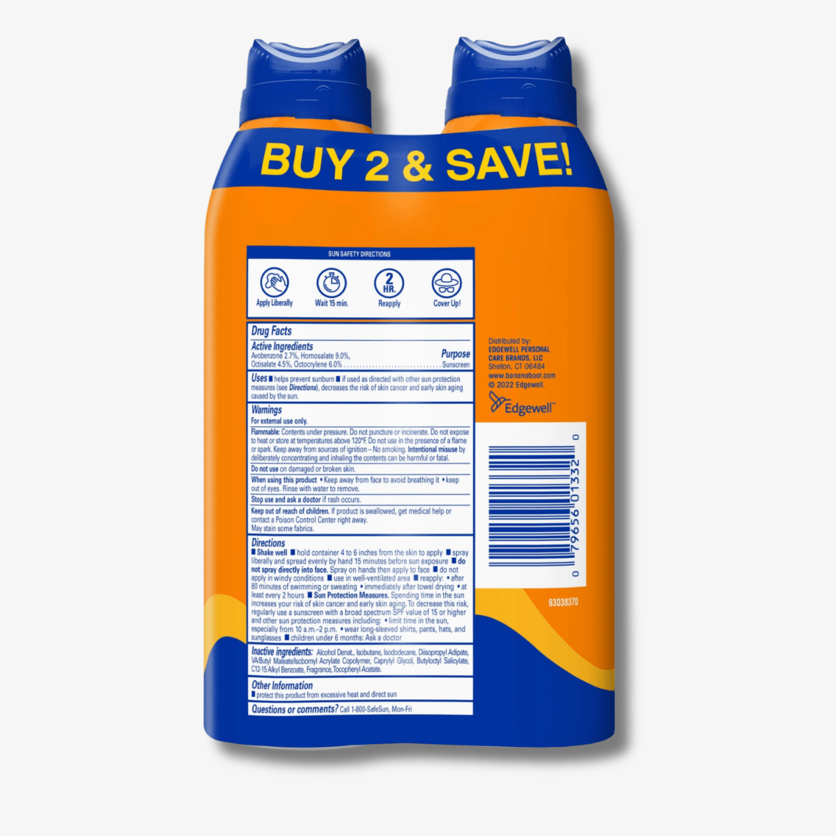 Banana Boat Sport Ultra SPF 50 Pack of 2 6oz-Banana Boat Sport Ultra SPF 50 Pack of 2 6oz