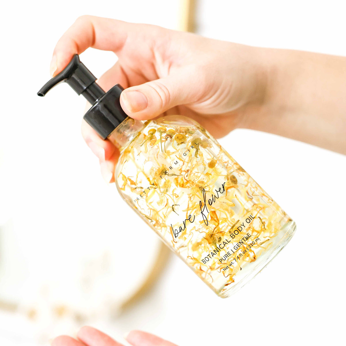 Bare Flower Fragrance-Free Body Oil-Bare Flower Fragrance-Free Body Oil