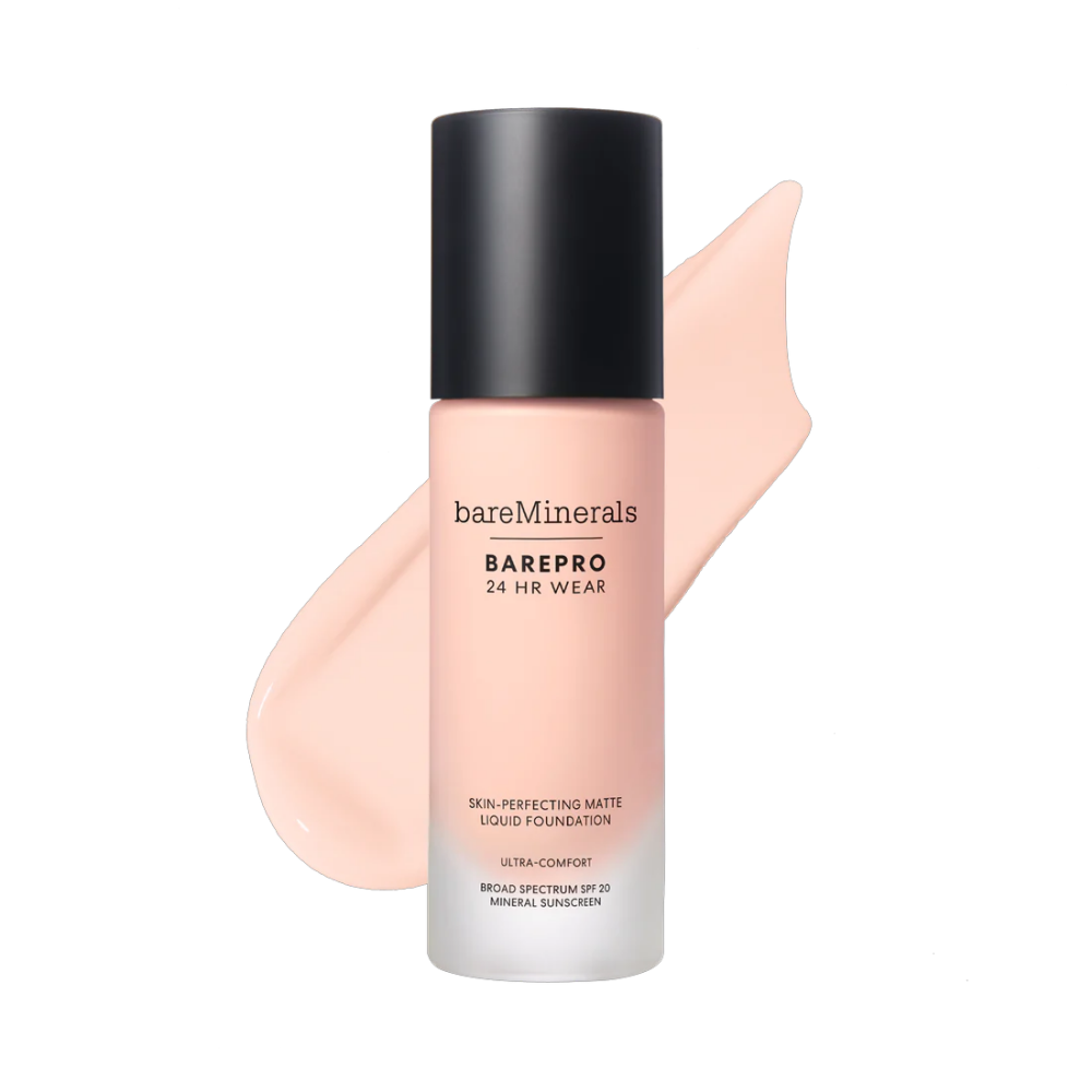 bareMinerals BarePro 24HR Wear Skin-Perfecting Matte Liquid Foundation Mineral SPF 20-bareMinerals BarePro 24HR Wear Skin-Perfecting Matte Liquid Foundation Mineral SPF 20