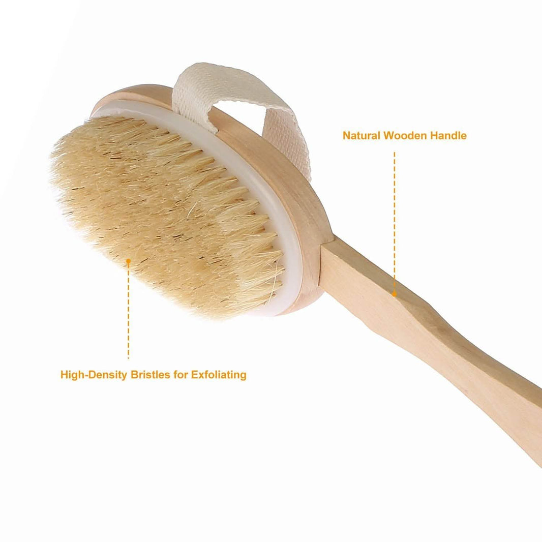 Bath Brush 15" Shower Body Back Scrubber-Bath Brush 15" Shower Body Back Scrubber