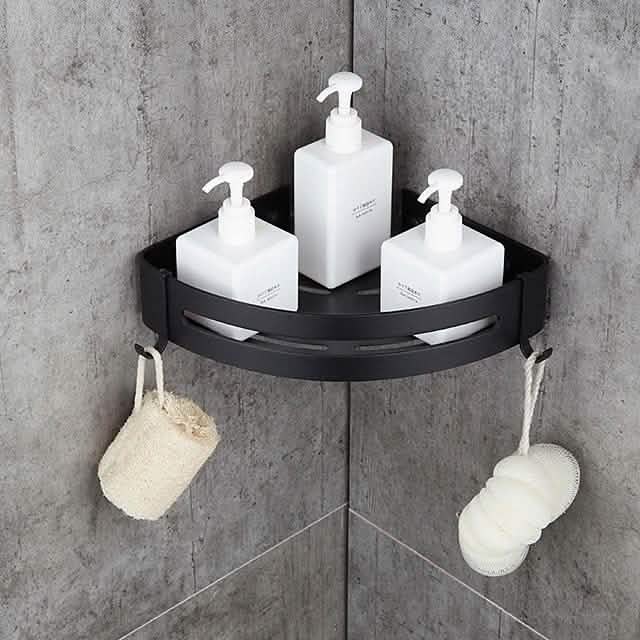 Bathroom Shelf Space Aluminum Wall Mount Triangle Shower Corner Storage Rack-Bathroom Shelf Space Aluminum Wall Mount Triangle Shower Corner Storage Rack