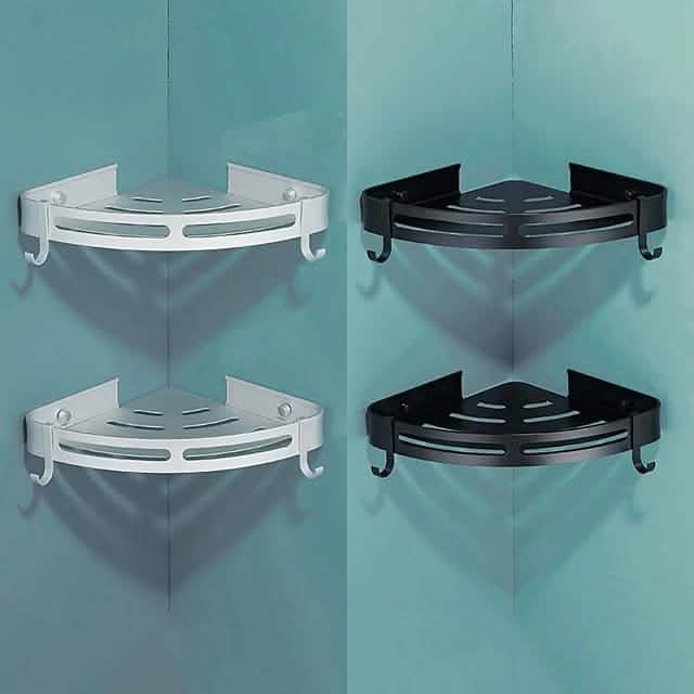 Bathroom Shelf Space Aluminum Wall Mount Triangle Shower Corner Storage Rack-Bathroom Shelf Space Aluminum Wall Mount Triangle Shower Corner Storage Rack