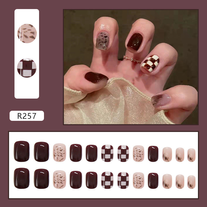 Nail Art Finished Fake Nail Patch Wearable-482bfb4ae67c0fab18cf6164ebf57f70