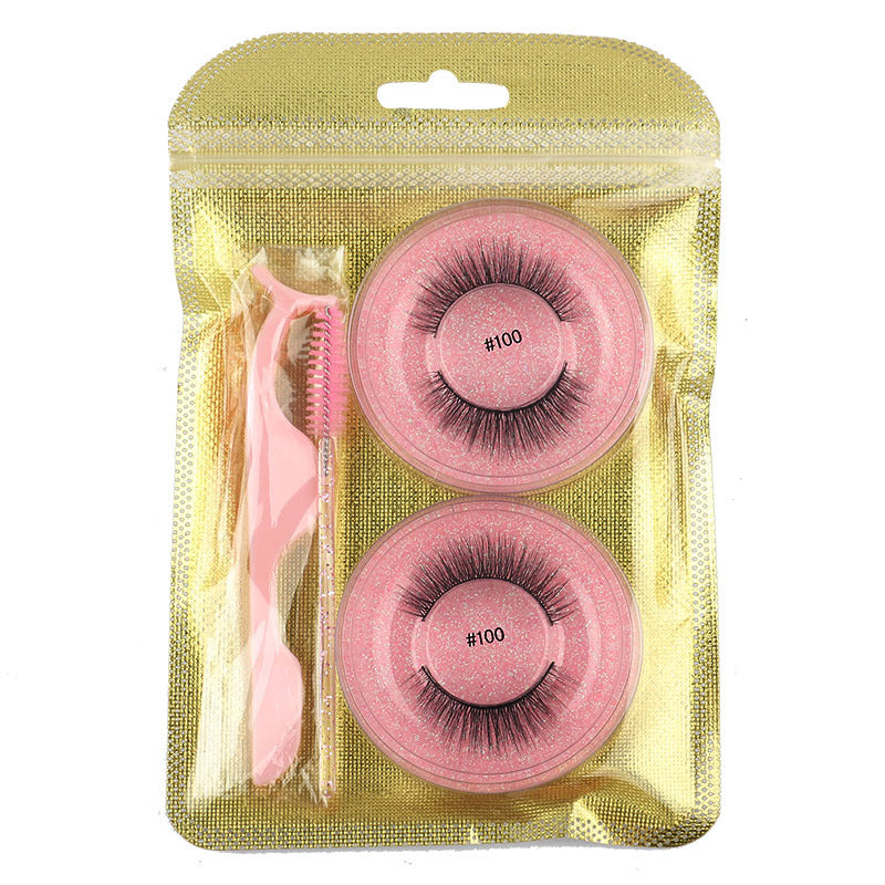 False Eyelashes Mink Hair Natural Bushy Round Set Beauty Tools-ee006750807ae6016dccec4b0e463f7b