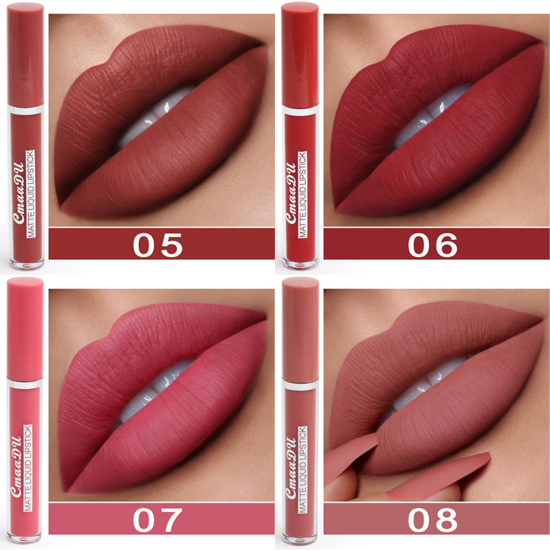 Women's Non-stick Cup Waterproof Matte Lipstick-7ad7262b1098f60621251a3693731f3e